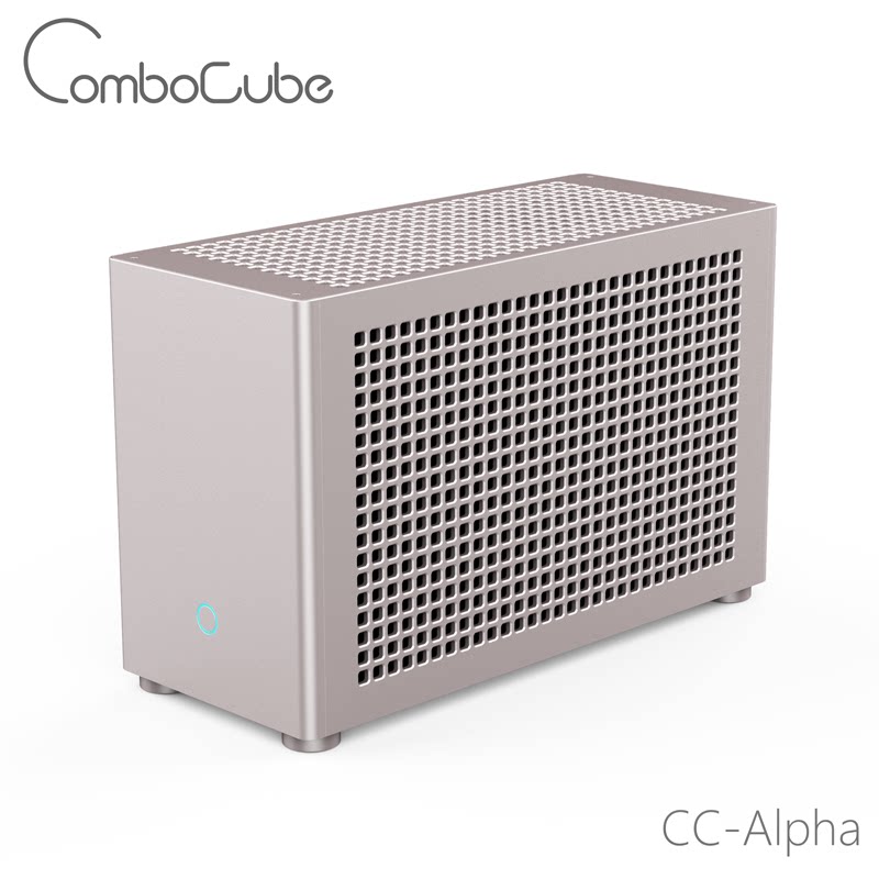 ComboCube CC-Alpha Mini ITX Ca - Sff Mini Itx Cnc Aluminum Chassis ulasan dan harga