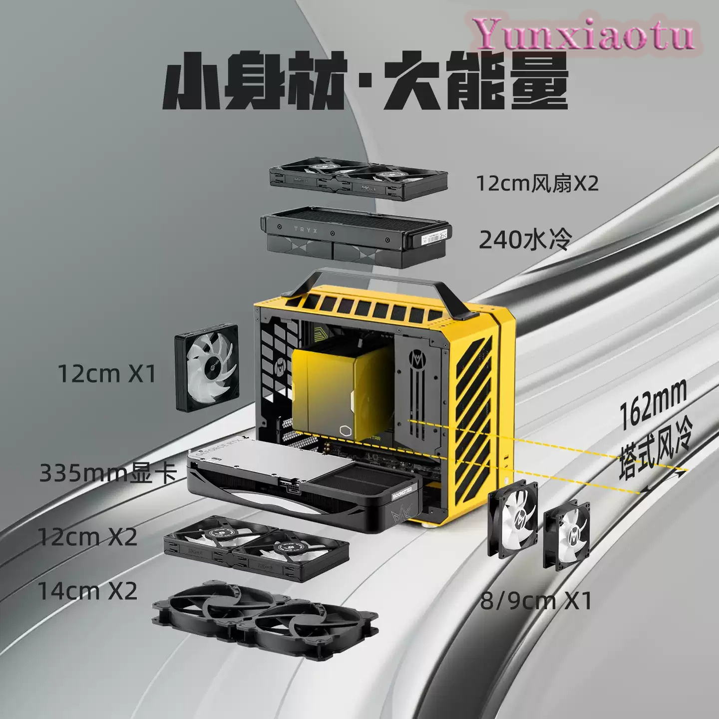 Portable Full Tower PC Case C2 - Mechanic Master C28 Matx Portable Pc Case ulasan dan harga